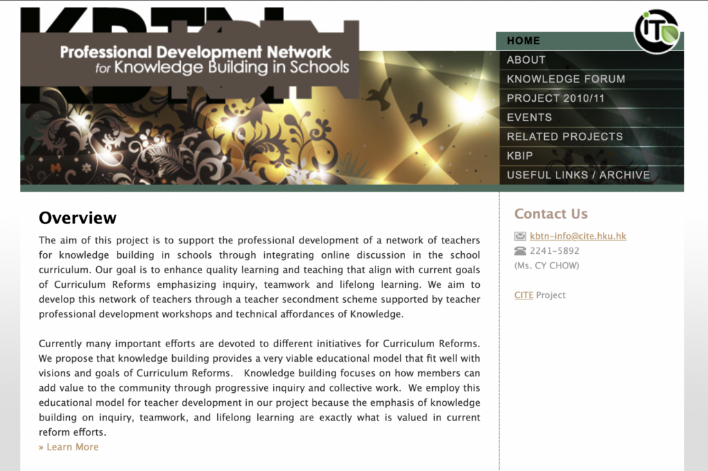 Establishment of a Professional Development Network for Knowledge ...